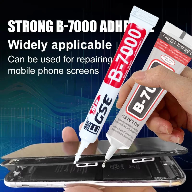 

1/3/10 шт. 10 мл B-7000 прозрачный контактный клей прецизионный аппликатор для ремонта телефона универсальное стекло пластик DIY электроника