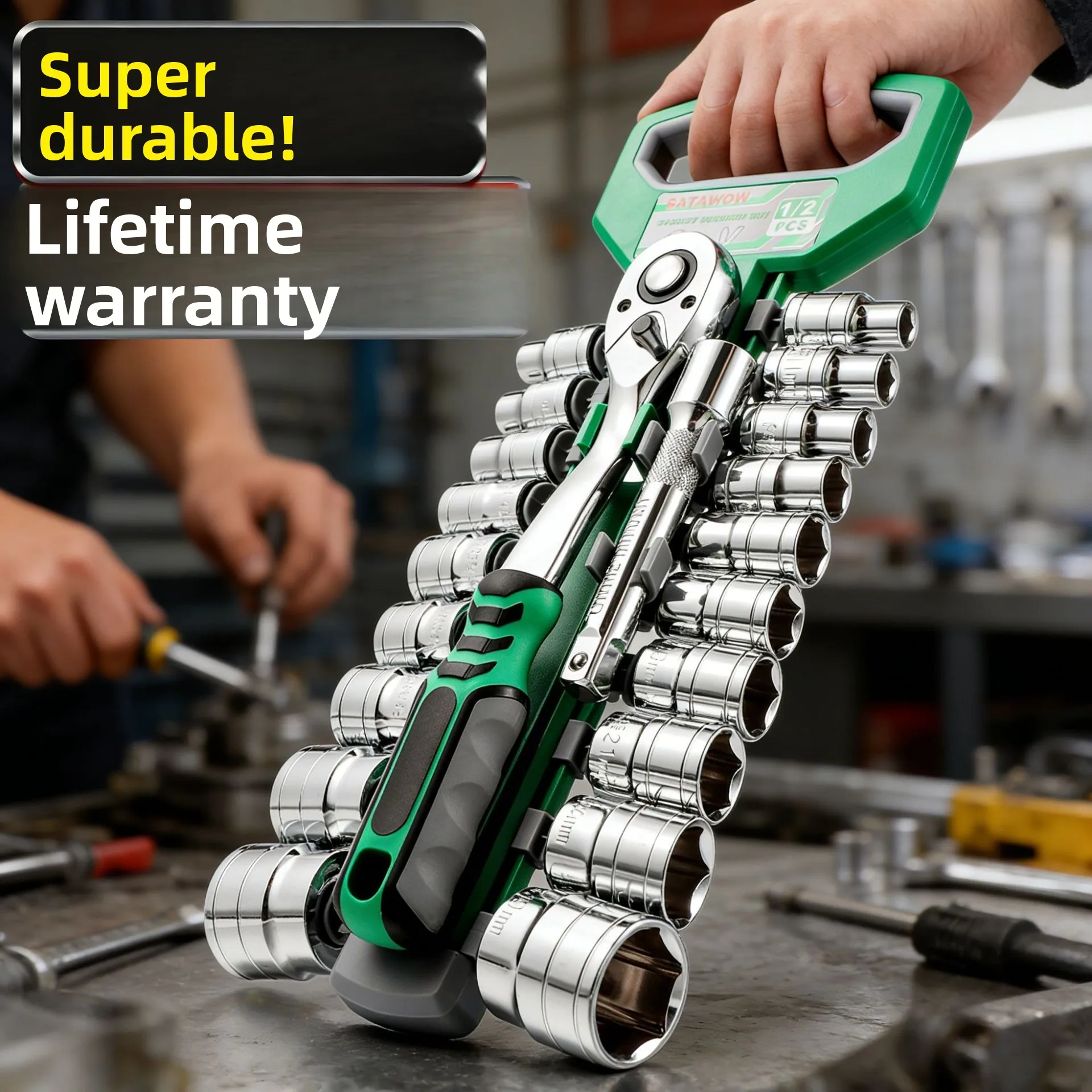 

Cross Border Industrial Grade Portable Household 72 Tooth Ratchet Wrench Set Chromium Molybdenum Steel Large Medium Small