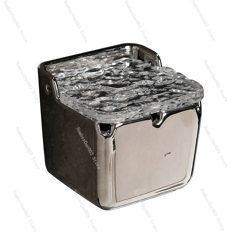 Wall-Mounted Household Toilet Ashtray Creative No-Punch Anti-Fly Ash Light Luxury Ins Style Ashtray