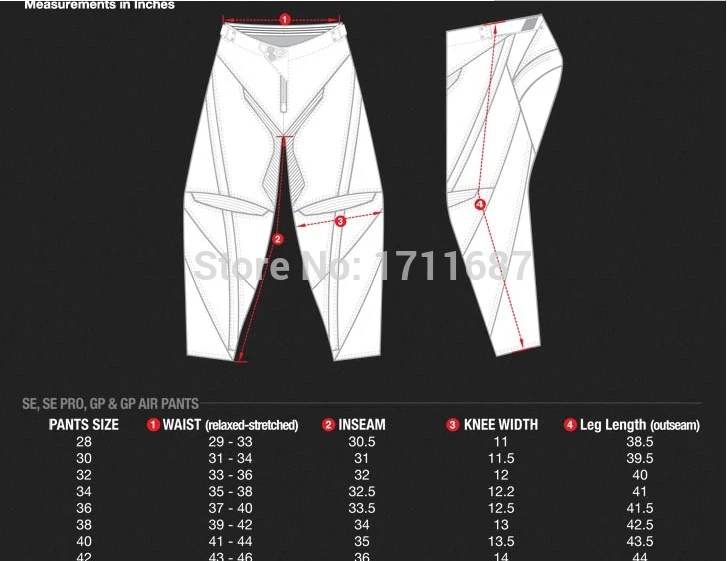 MX Racing Pants Gp Air Mono Motocross Race Dirt Bike ATV MTB BMX Gear NEU – Detail 1