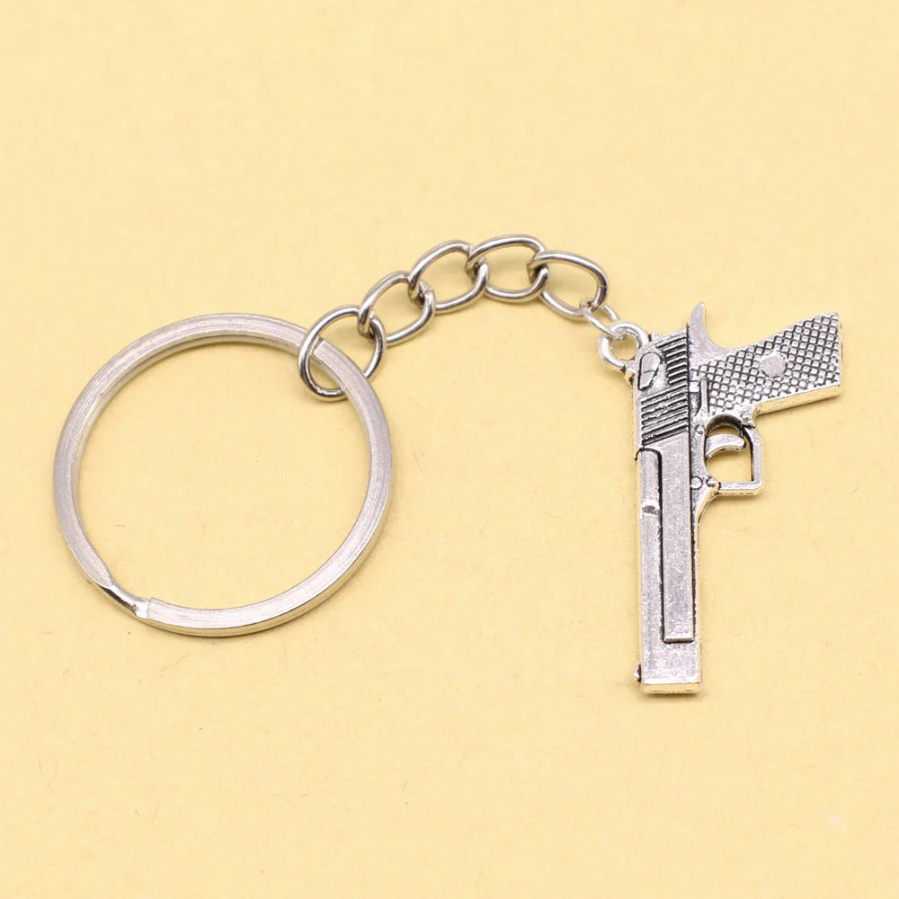 1 Piece 20x30mm Guns Cute Keyring Mother Gift