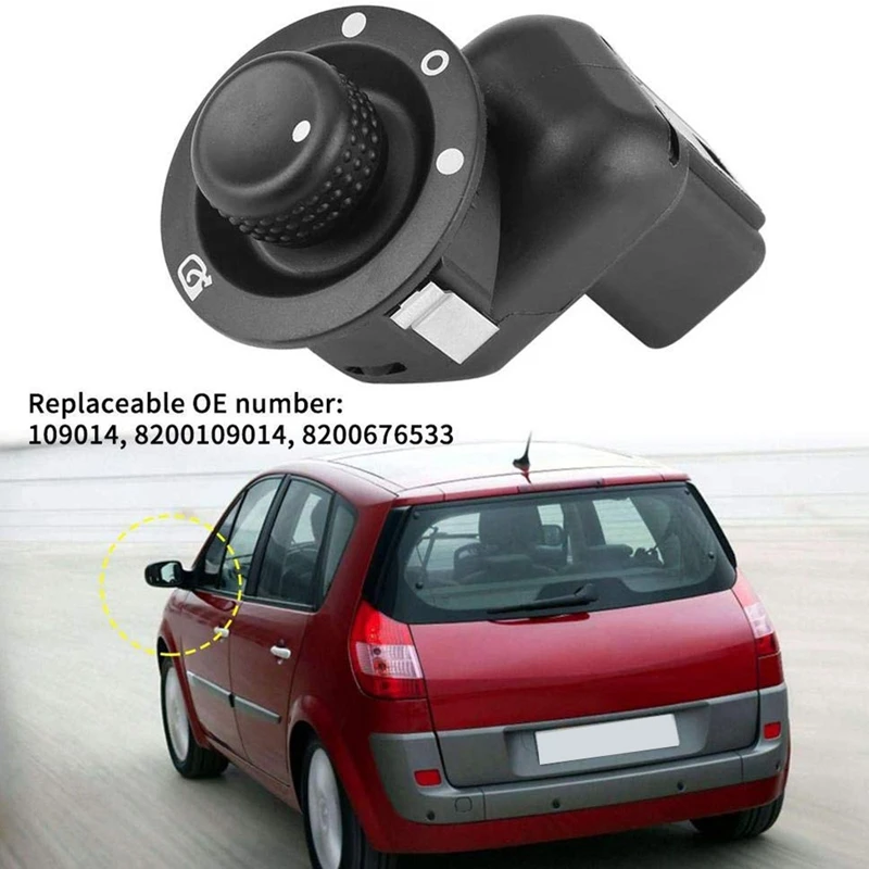 Car Rearview Mirror Electric Button Control Switch for Renault Laguna II Megane 2 8200109014