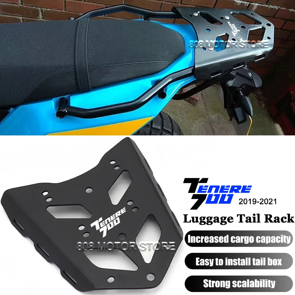 

For Tenere 700 xtz 700 2019-2021 Motorcycles Luggage Rack Tail Box Brackets Luggage Ride Box Holder Bracket