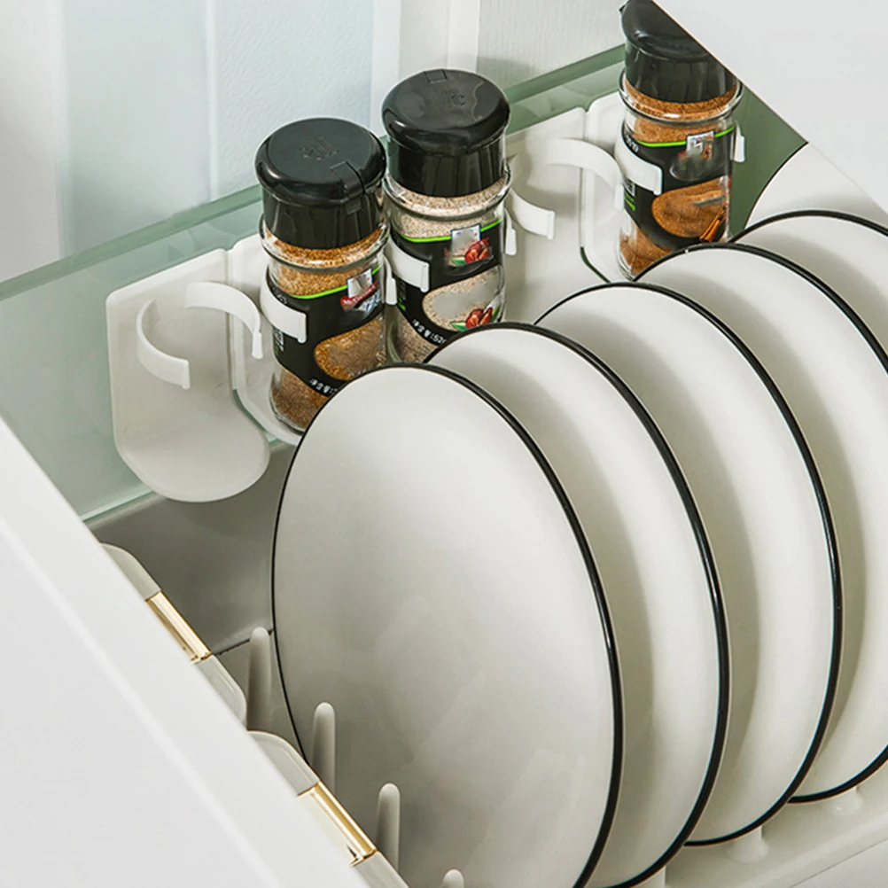 

Spice Jar Storage Rack Condiment Holder Seasoning Container Kitchen Supplies Organizer Plastic Shelf