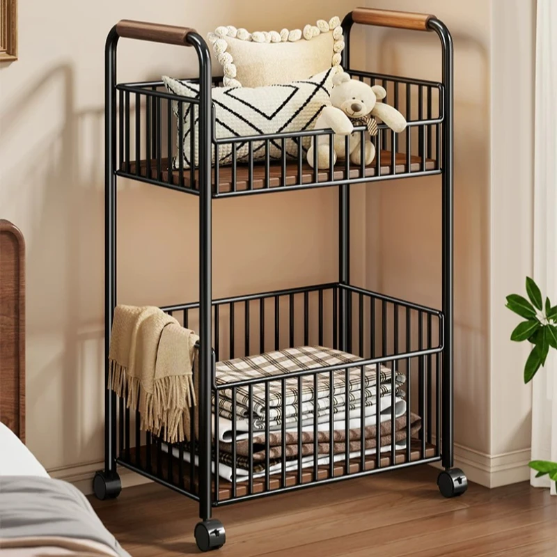 Shelves Large Laundry Baskets 2 Sections Wheels Storage Tall Laundry Hamper Dirty Clothes Room-specific Hogar Room Accessories