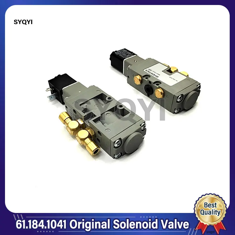 Best Quality 61.184.1041 Original Solenoid Valve 6MM For Heidelberg CD102 SM74 Printing Machine