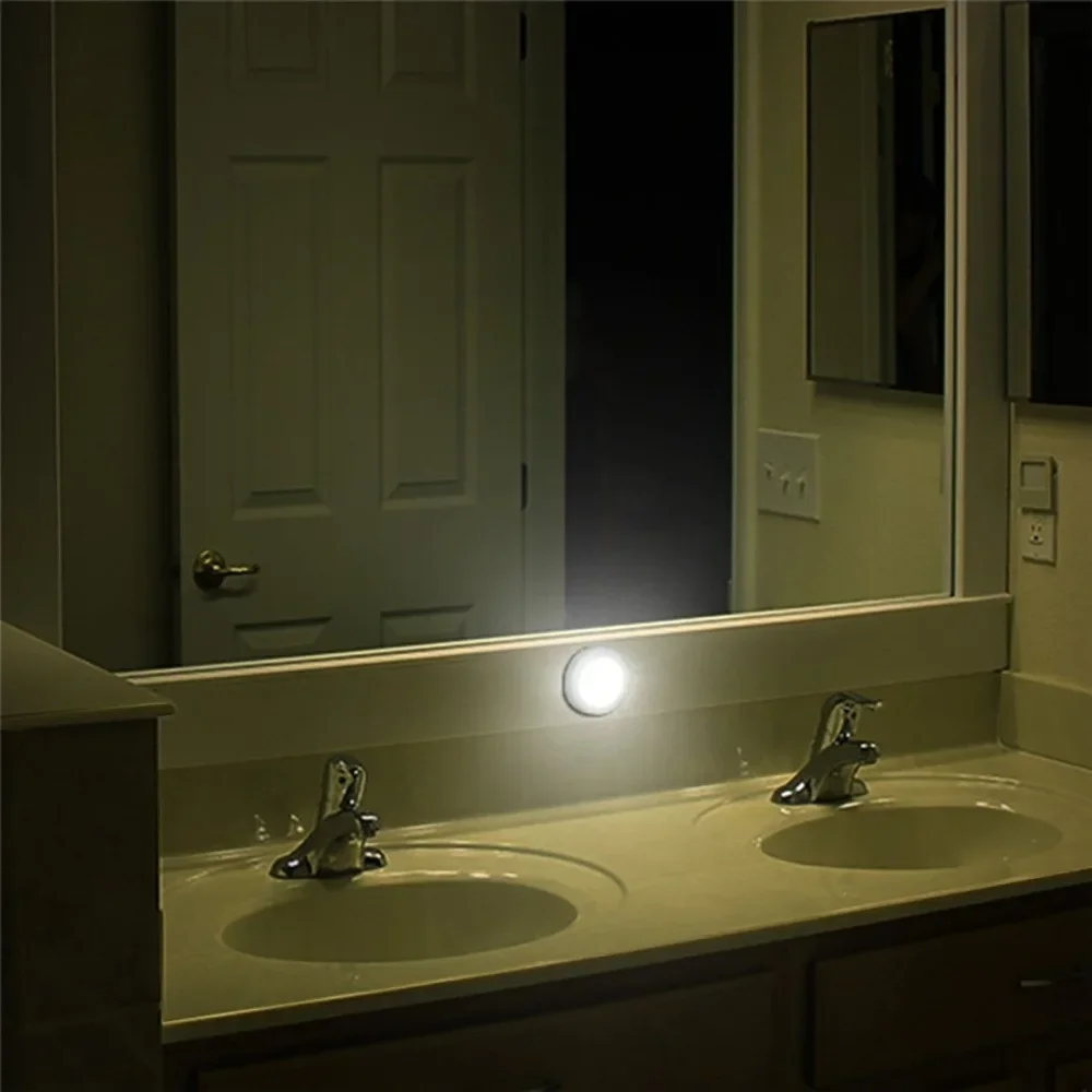Night Light With PIR Motion Sensor Wireless LED Battery Lamp Protable Magnetic For Bedroom Kitchen Cabinet Lighting