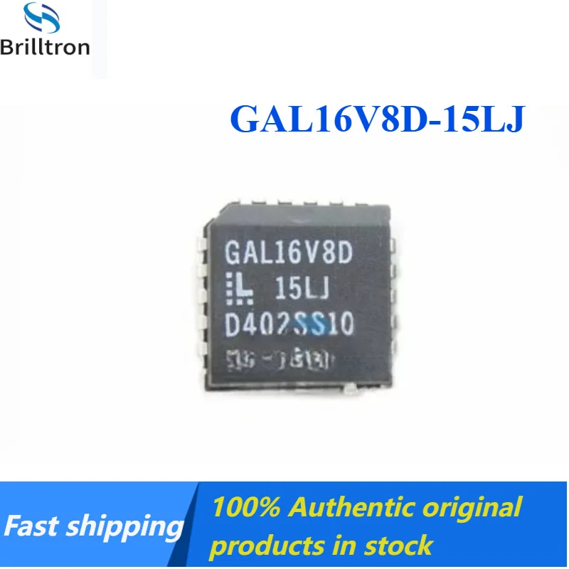 5-20PCS NEW GAL16V8D-15LJ PLCC-20 Logic Device PLD Chip Brand New, in Stock, Hot Selling!