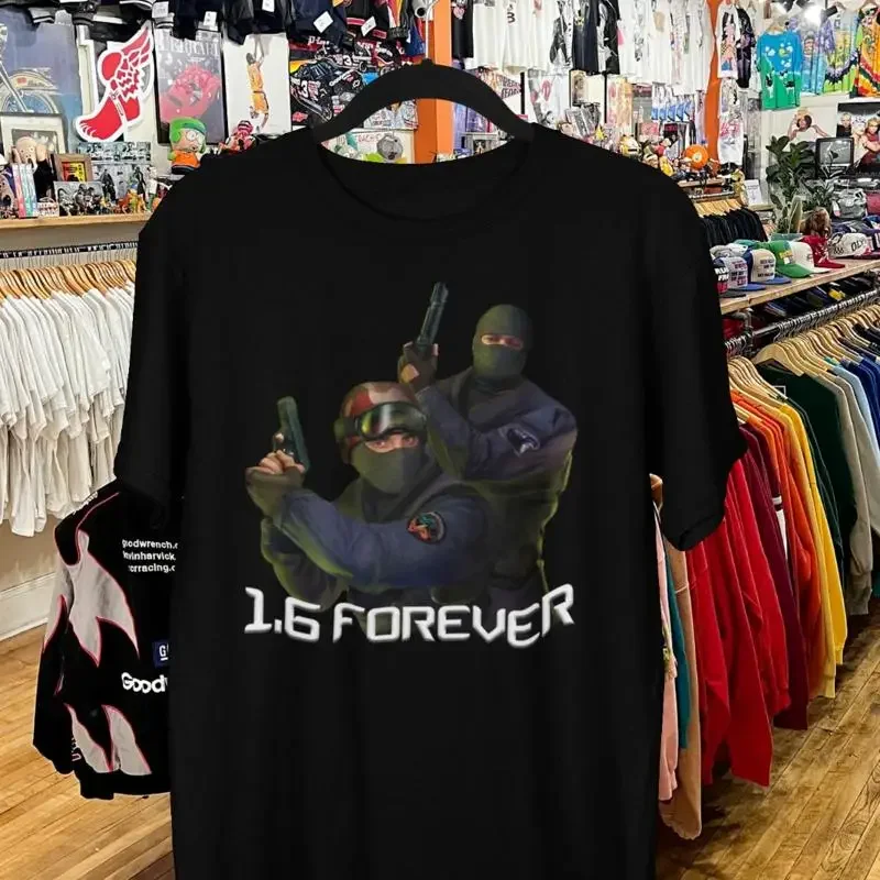 Vintage Counter Strike 1 6 Bootleg T Shirt CS 5 CSGO Retro Gaming 1999