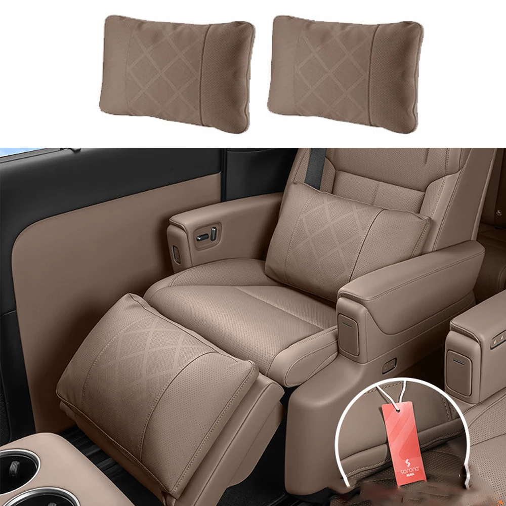 

For Li LiXiang L7 2023 2024 2025 MEGAHome Comfort Waist Cushion Second Row Seat Leg Support Cover Car Interior Accessories
