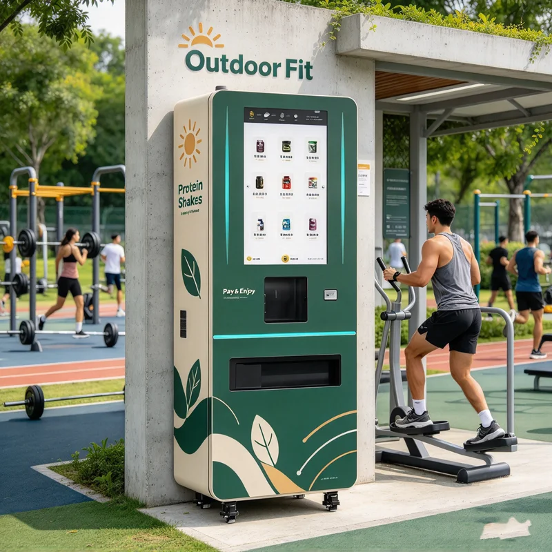 Automatic Protein Shake Vending Machine Protein Shake Maker Machine Smart Mixer Powder Dispenser for Gym OME