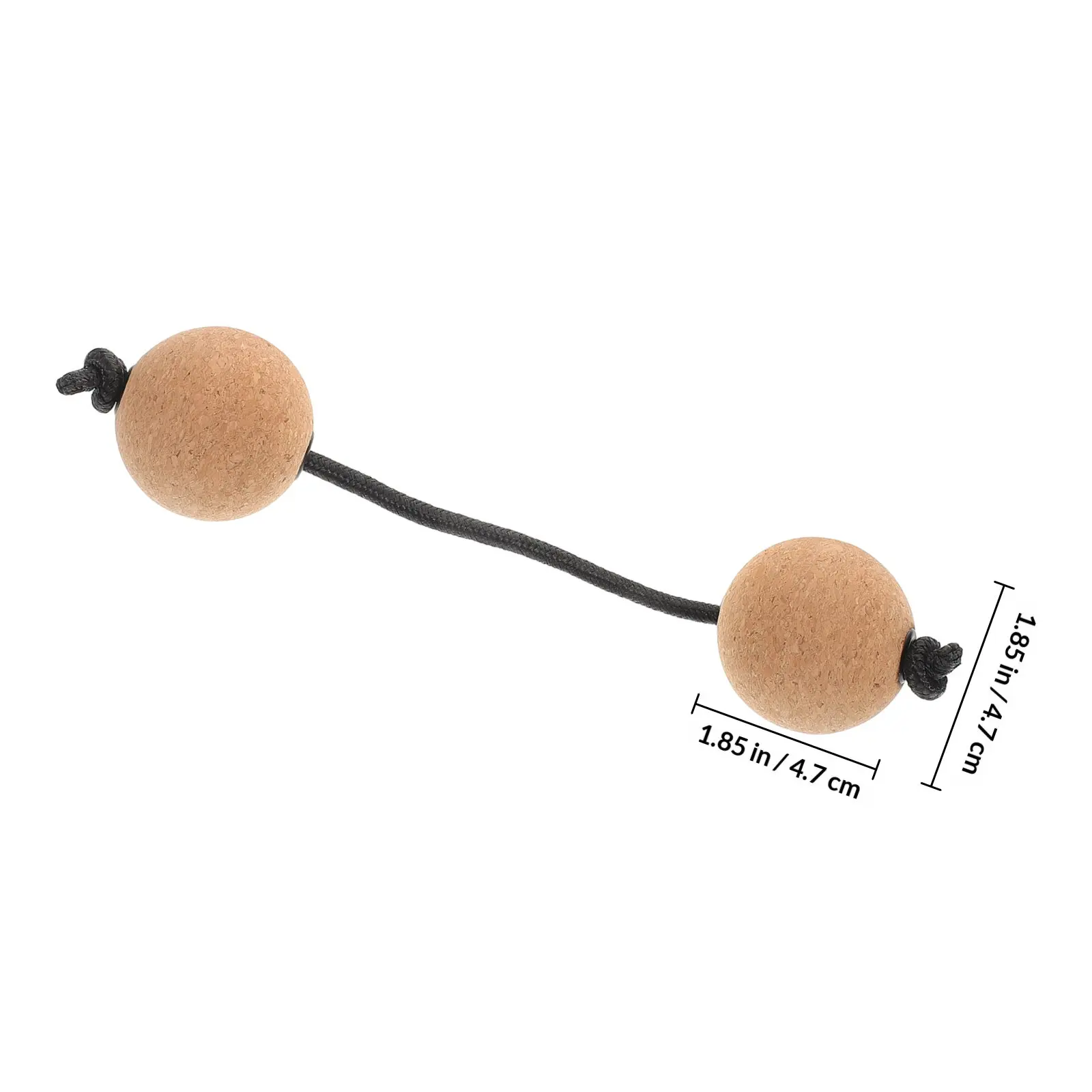 Cork Rhythm Shaker Balls 2 Pairs – Hand Percussion for Adults, Beginners, Music Education & Rhythm Games