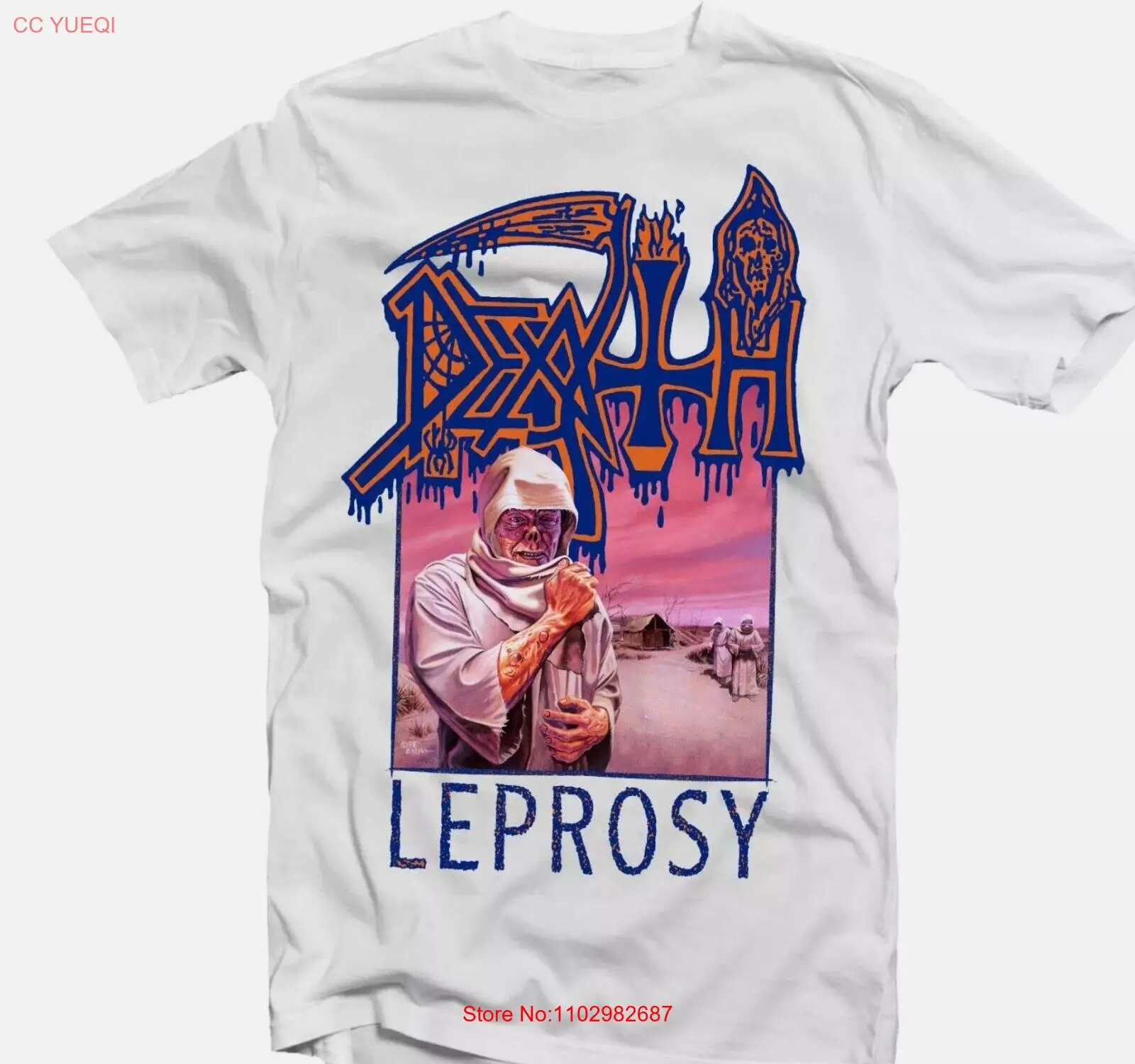 Death Leprosy Men T-shirt White Cotton Tee All Sizes S-5Xl