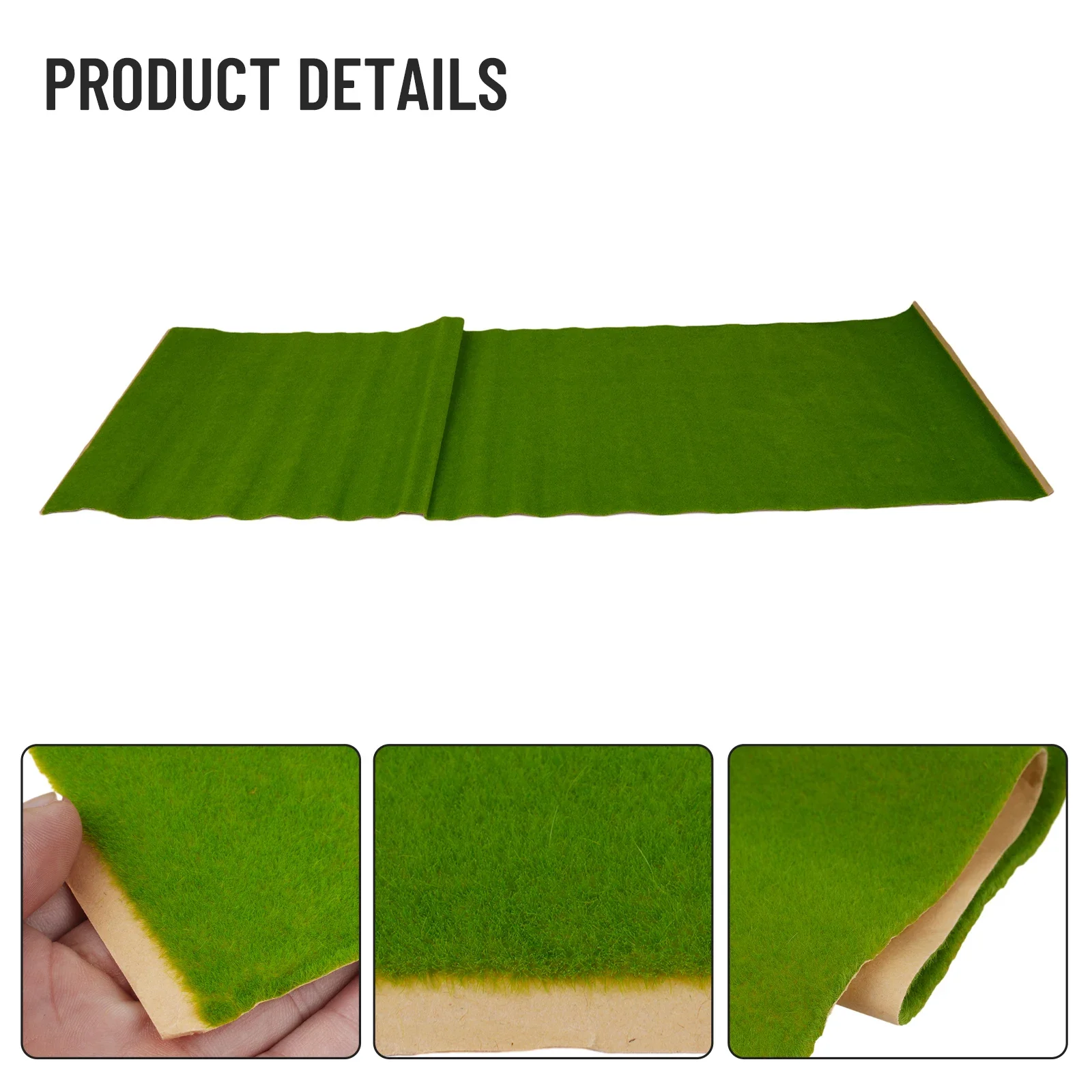 35x100cm Grass Mat Thin Artificial Lawns Landscape Grass Mat For Model Train Not Adhesive Paper Lawn Fake Turf Decoration Garden