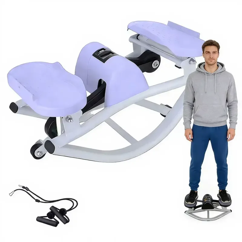 Indoor Swing Fitness Equipment Home Gym Low Impact Metal Portable Compact Treadmill for Space Saving Workout