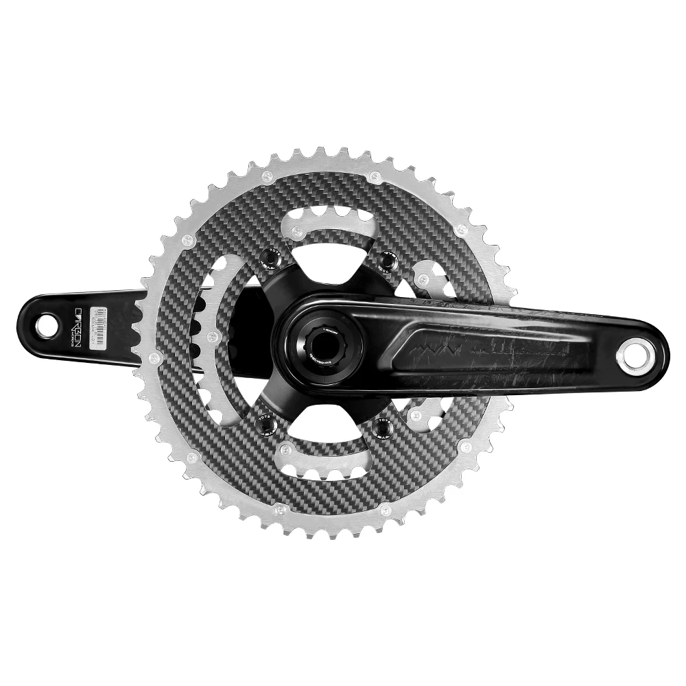 LEXON 道路フルカーボンクランクセット超軽量自転車クランク 29