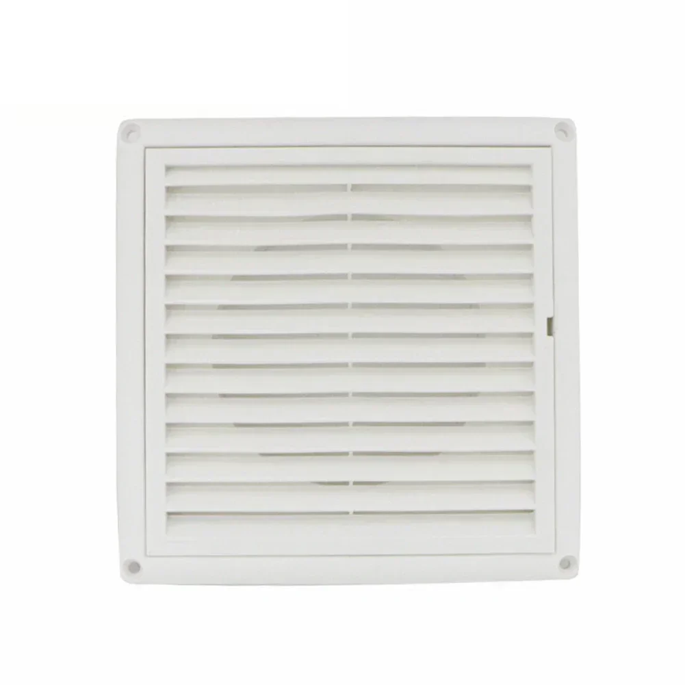 Outdoor Square Vent Louver Ventilation Grill With Filter Fresh Air System Mosquito Insect Net Cover Screen Exhaust Outlet