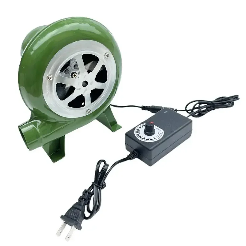 30/40/60/80W Blower Fan BBQ Fan AC/DC 12V Barbecue Mini smid Forges Blower Snelheid Adapter Haard Blower