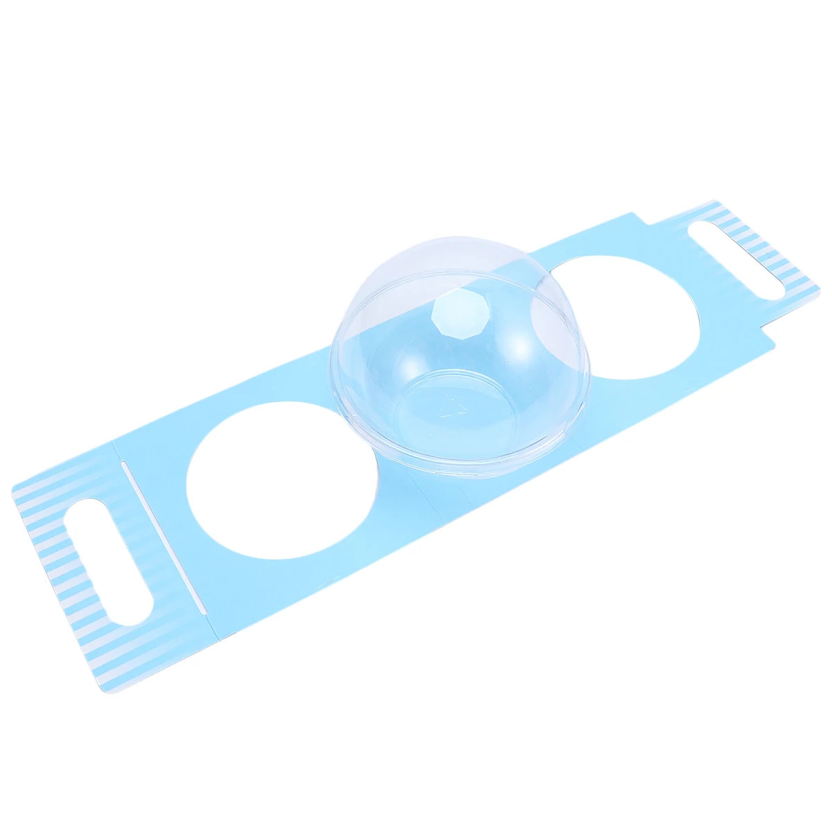 

10pcs Ball Shape Cake Box Plastic Transparent Dessert Container for Pastry Storage Lightweight Portable Safe Use