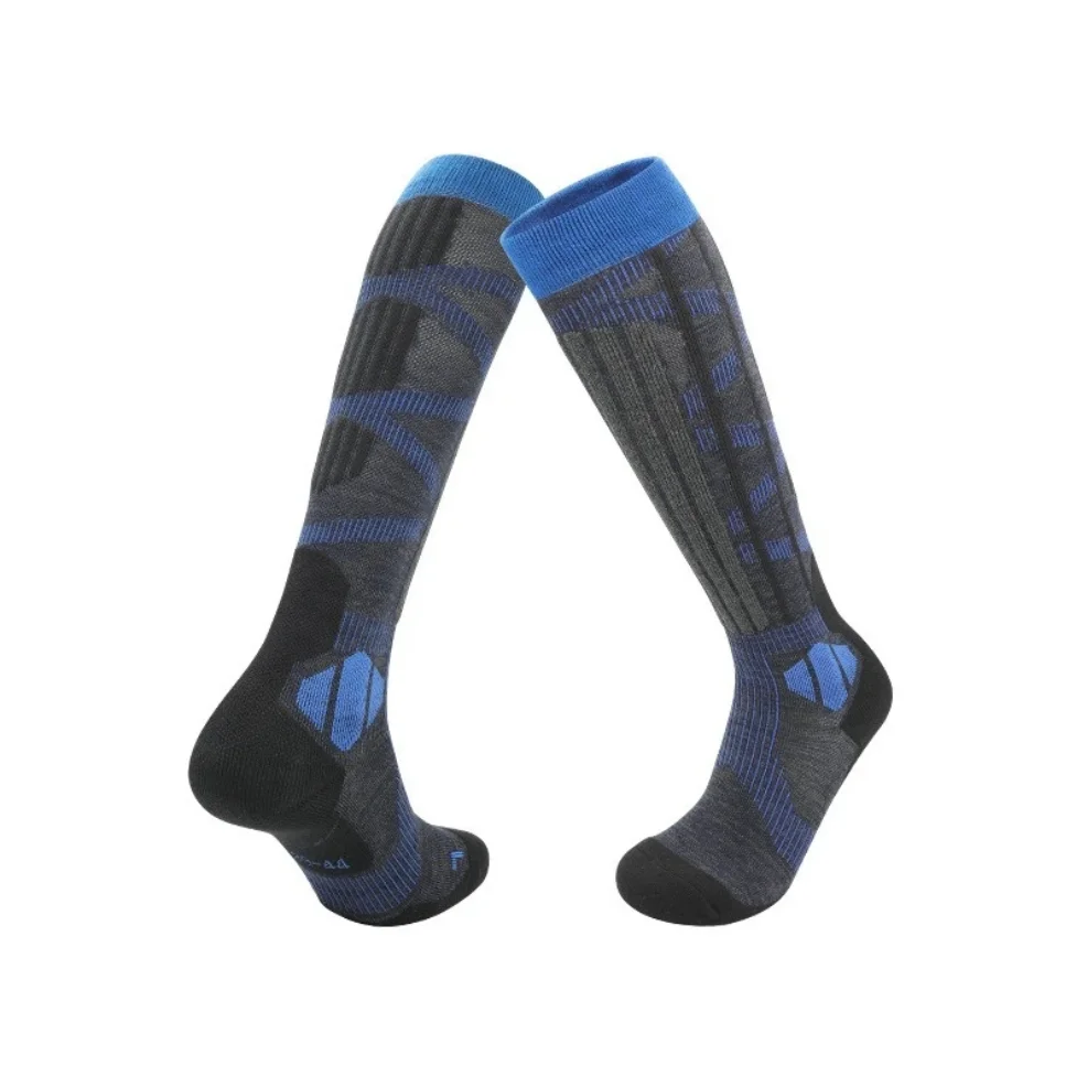 الشتاء الدافئة سماكة جوارب التزلج المشي لمسافات طويلة الجوارب للنساء الرجال الأطفال مكافحة البرد التزلج في الهواء الطلق جوارب رياضية عالية