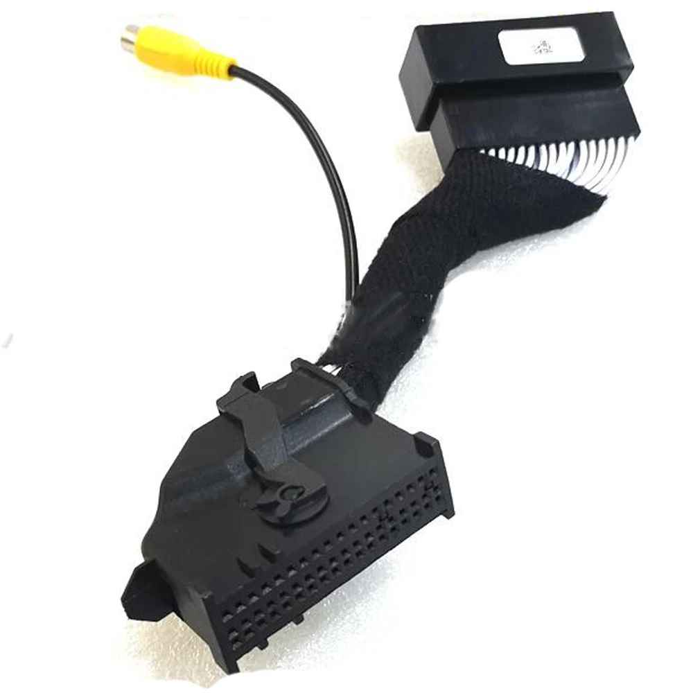 Sistema de navegación para coche, adaptador de cámara de visión trasera de marcha atrás, arnés de Cables para Ford SYNC 1, 2, 3, adaptador de entrada de cámara RCA para Lincoln