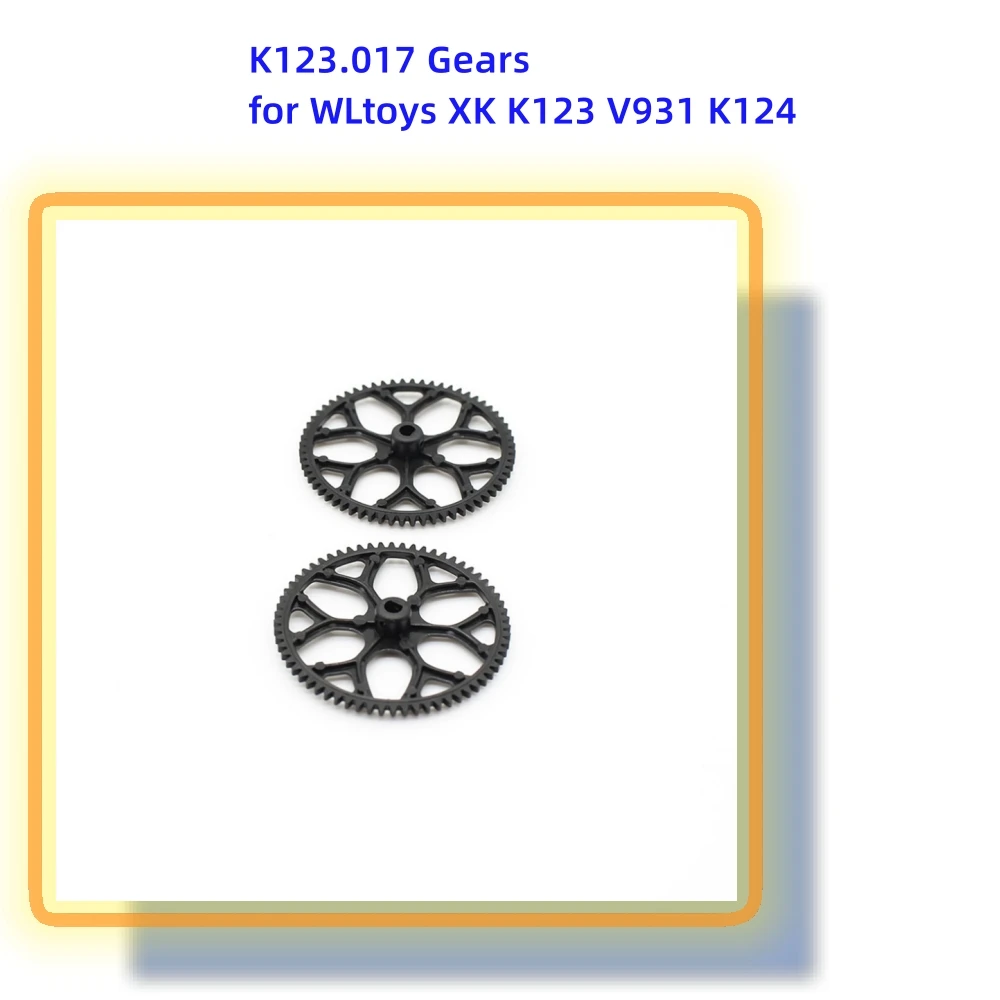 K123.017 Gears for WLtoys XK K123 V931 K124 Spare Parts RC Helicopter Upgrade Accessories