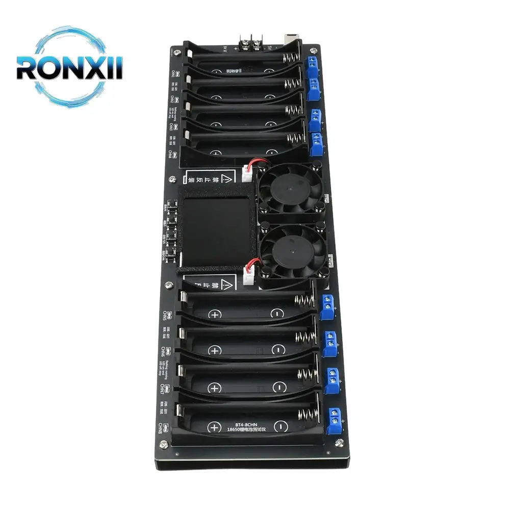 HOT Schermo a colori da 2,4 pollici Capacità della batteria 18650 a 8 canali Tester di resistenza interna Modulo di ricarica e scarica automatica