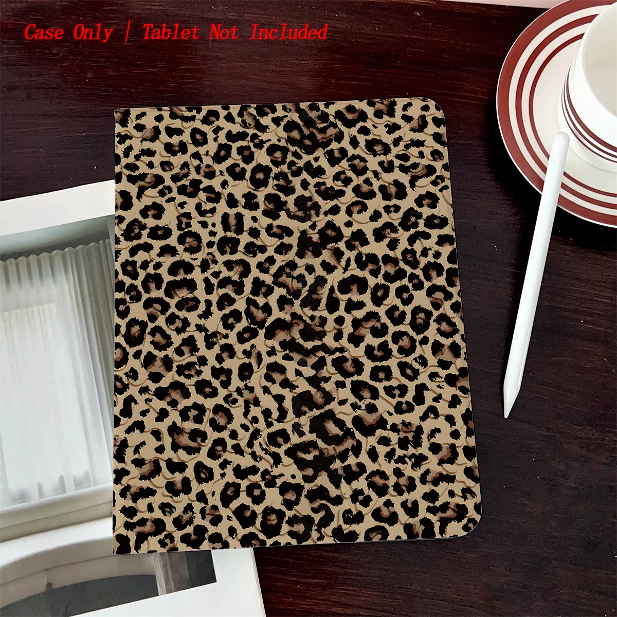 Stylish Leopard Animal Print iPad Cover For Apple iPad 9th/10th Gen Air 5 Pro 12.9 Mini 6 Shockproof Case
