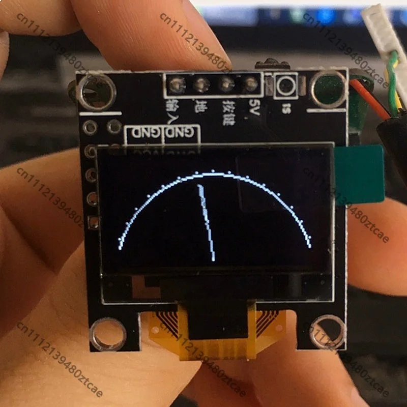 Mini 0.96 Inch OLED Music Spectrum Display Analyzer Audio Level Indicator VU Meter for MP3 PC Amplifier