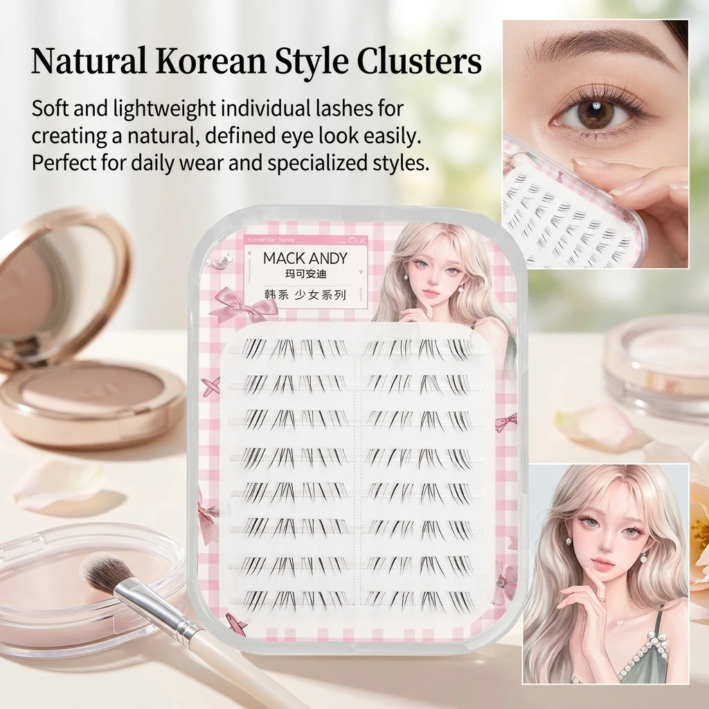 8줄 만화풍 속눈썹 연장, 머메이드 스타일, 자연스러운 - Eyelash Extension No 8 리뷰 및 가격
