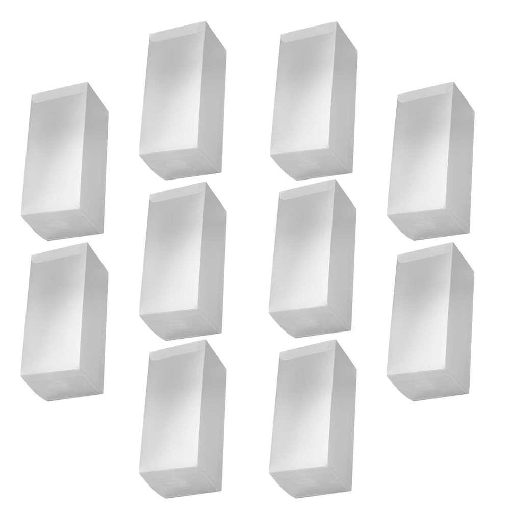 

10pcs Clear Pastry Bakery Packing Boxes For Nougat Egg-Yolk Puff Desserts Cookie Transparent Food Containers Takeaway Wrapping