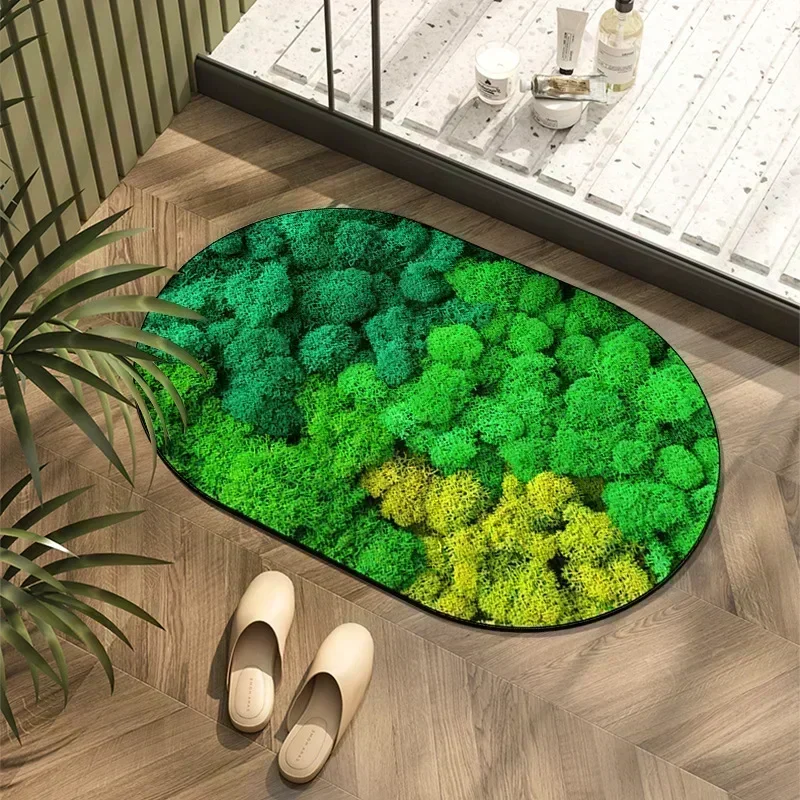 

Bathroom floor mat diatom mud floor mat brown