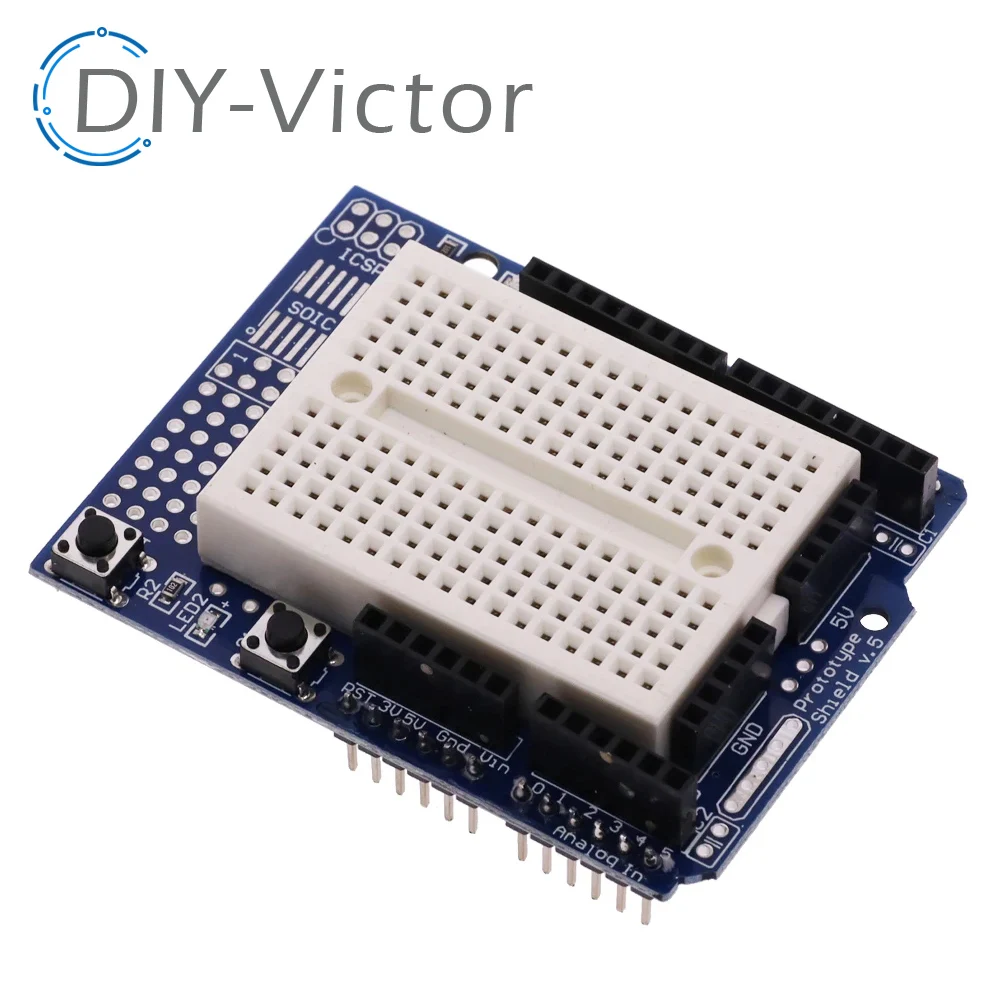 UNO Proto Shield prototype expansion board with SYB-170 mini bread board based For ARDUINO UNO ProtoShield