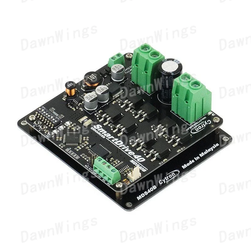 Драйвер двигателя постоянного тока Cytron MDS40B, 40 А, 10–45 В, SmartDrive