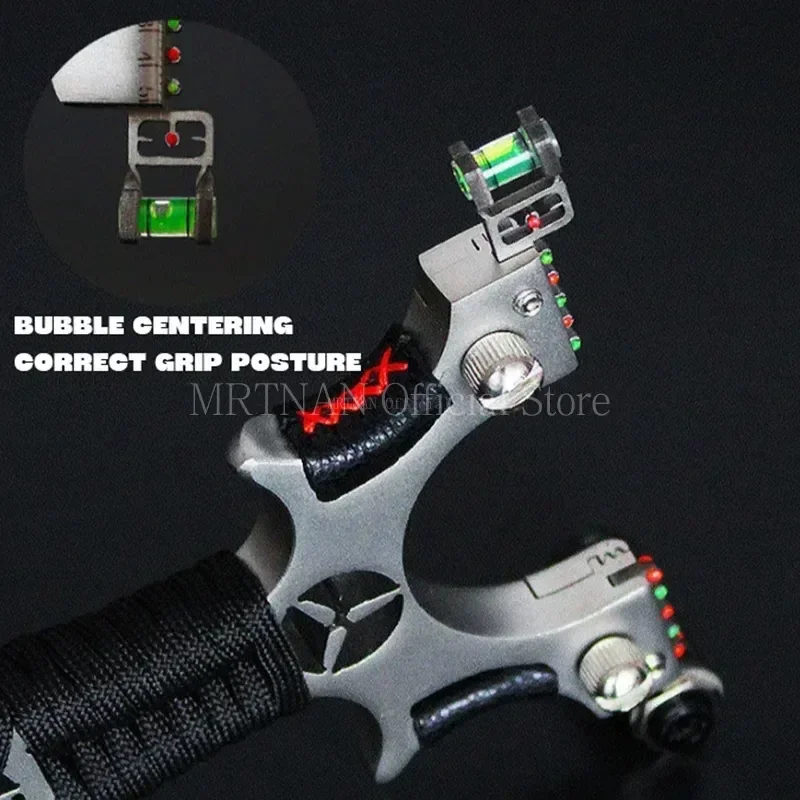 مقلاع معدني للرماية بالليزر للصيد في الهواء الطلق، حبال عالية الدقة، المنجنيق #3