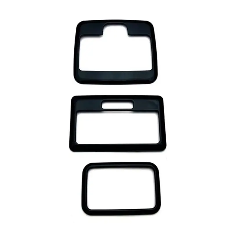 3 Piece Front Rear Reading Lamp Cover Trim ABS Automotive Supplies For Spacia/Spacia Custom MK54S MK94S 2024 Black-ABQF