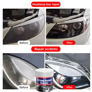Sady na leštění světlometů pro renovaci automobilů, odstraňovač škrábanců ze světlometů, čisticí pasta na opravu, odstraňování oxidace, lešticí kapalina na světlomety 10 nejlepší prodej genoxidil - №8