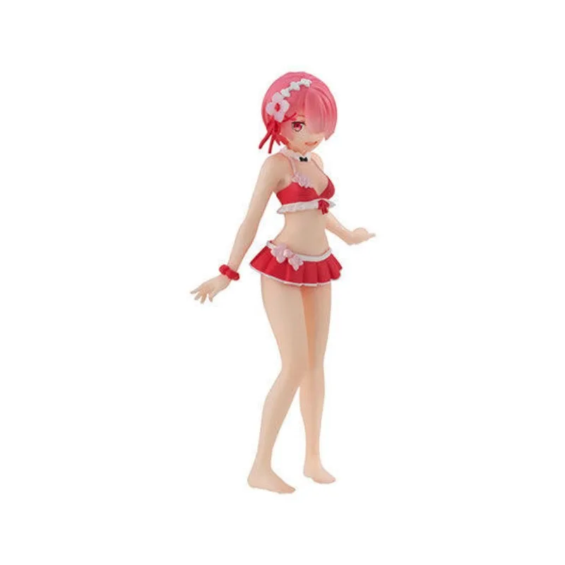 Bandai Gashapon Anime Re:Zero - Starting Life in Another World‌ Emilia Rem Ram Life Swimwear Action Figure Model Collect Gifts view 5