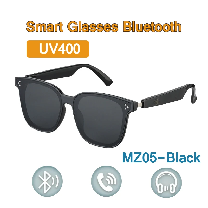 

Умные очки MZ05, солнцезащитные очки с функцией BlueTooth, звонков, игр, навигации, искусственные ультрафиолетовые очки с микрофоном, динамиком движения