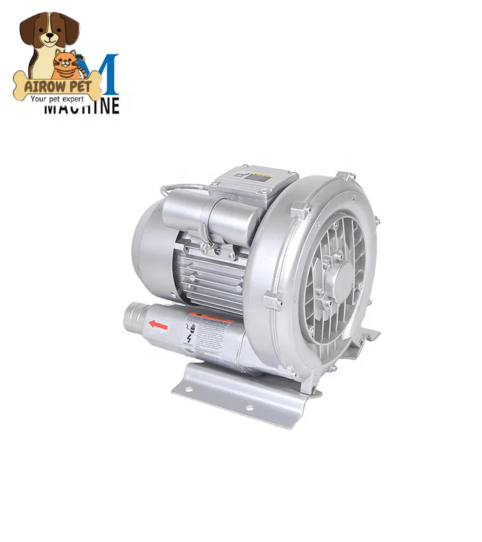 AIROW Electric Aquaculture Fish Pond  1hp vortex Blower Ring Blower High Pressure Industrial Gas Pump Blower