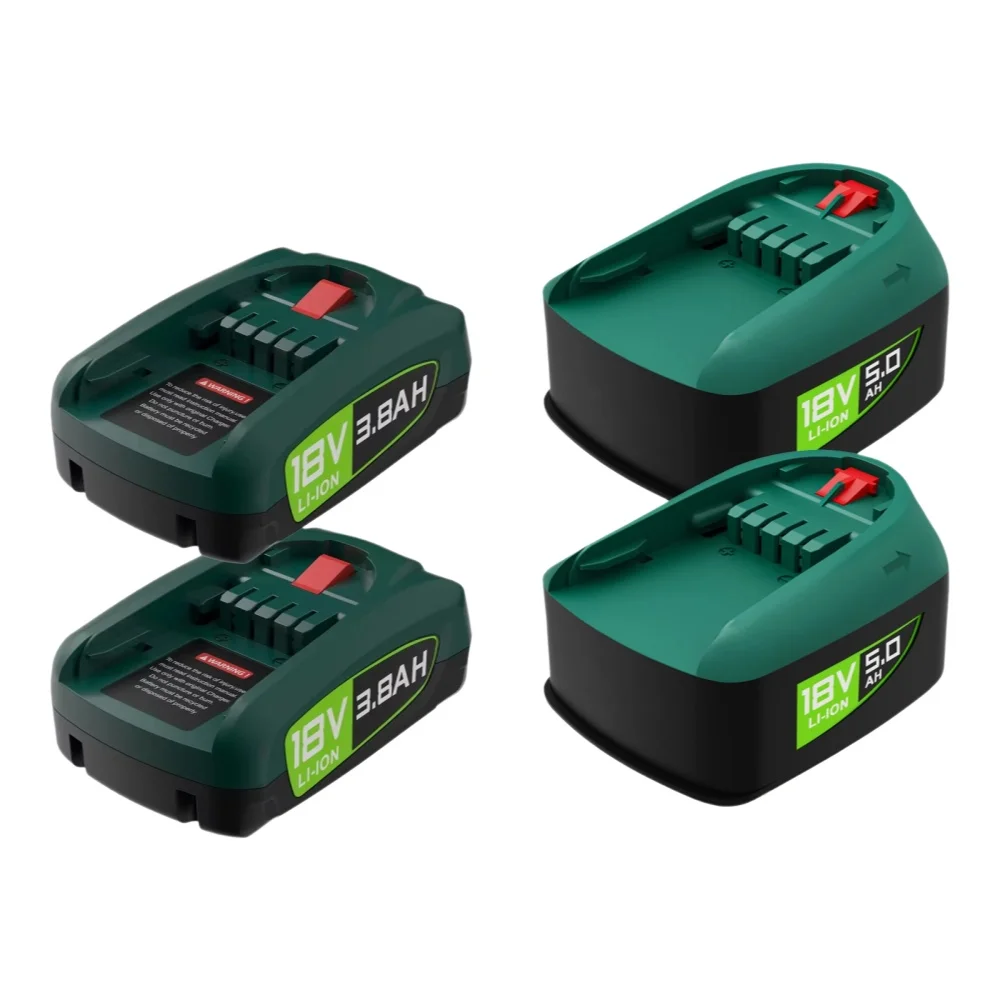 3800mAh/5000mAh Ersatzakku für Bosch Professional 18V Werkzeug PBA, für Bosch Home and Garden PBA PSB PSR Werkzeugakku