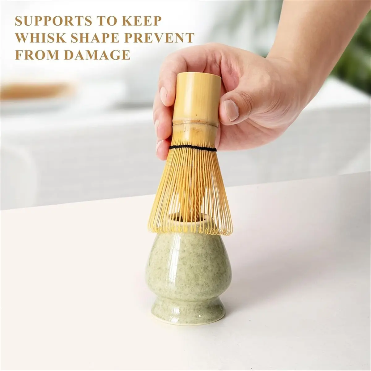 2026 Trend Bamboo Matcha Whisk Set, Matcha Making Kit Whisk (Chasen), Scoop, Powder Sifter, Soopn Japanese Tea Tools Accessories