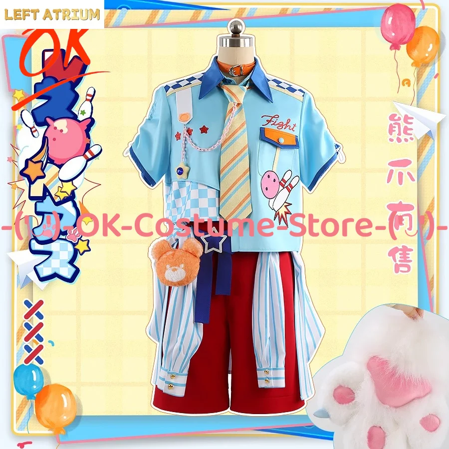 

[Customized Size] Ensemble Stars Shuffle Puffy Bunny Kuma Kuma ResQ Leo Tsukinaga Nazuna Tori Makoto Mitsuru Cosplay Costume