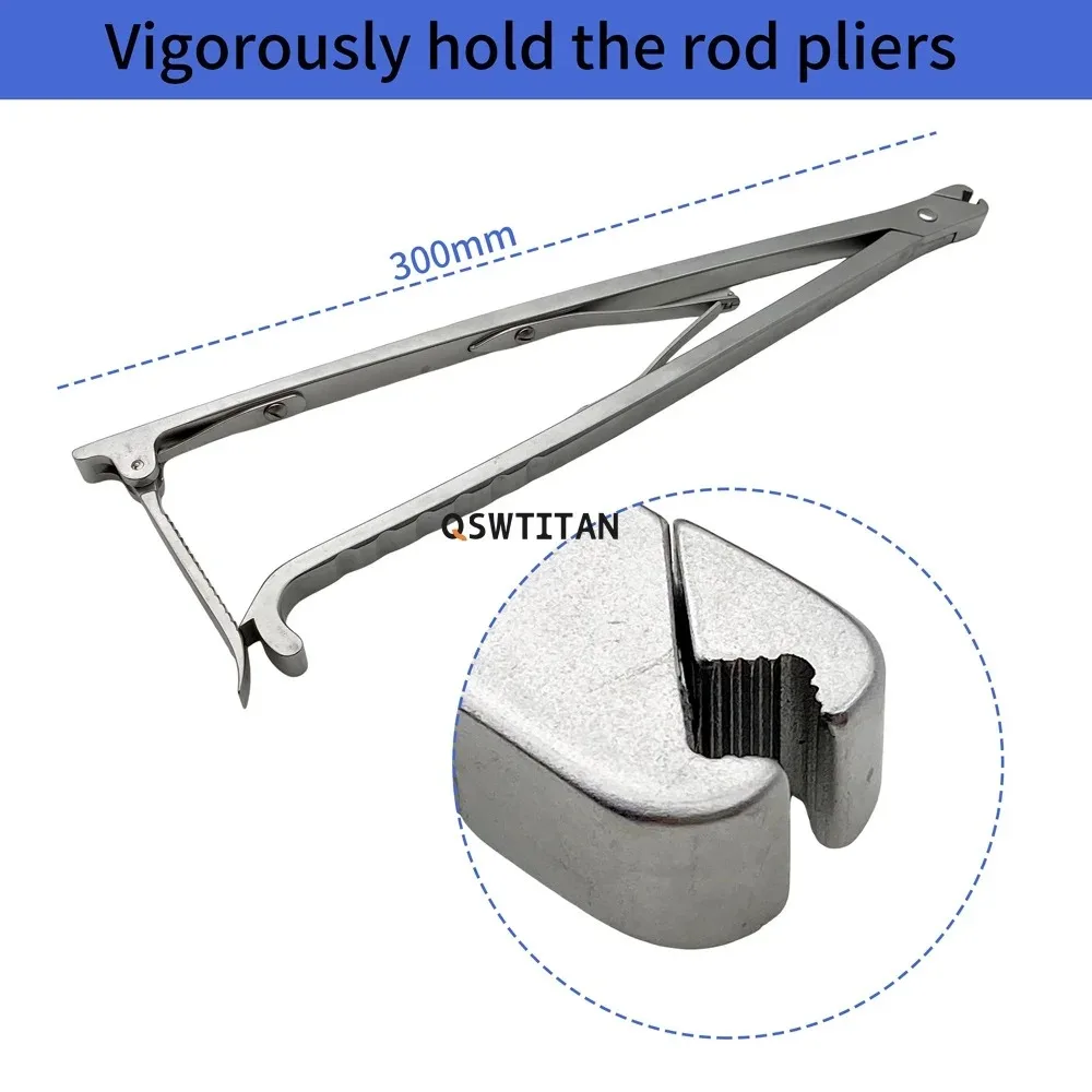 Spinal cervical vertebra pediclescrew system holding forcep 5-6.0 titanium rod holder rod clamp pet Orthopedic instrument