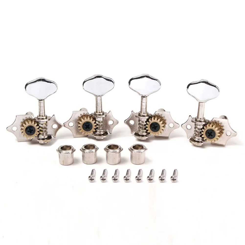 

Guitar Machine Heads Acoustic Tuning Peg Chrome Tuners Pegs Ukulele Replacement