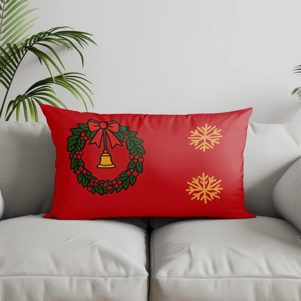 ديكور المنزل شجرة عيد الميلاد المخدة تصميم مناسبة ل أريكة غرفة نوم سيارة وسادة غطاء وسادة وسادة الظهر المستطيلة