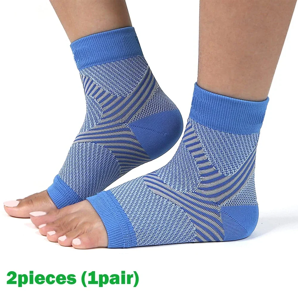 1 Paar Plantarfasziitis-Schiene, Nachtkompressionssocke, Fersenstützen für Fersenschmerzen, Plantarfasziitis-Stütze, Fußstützen