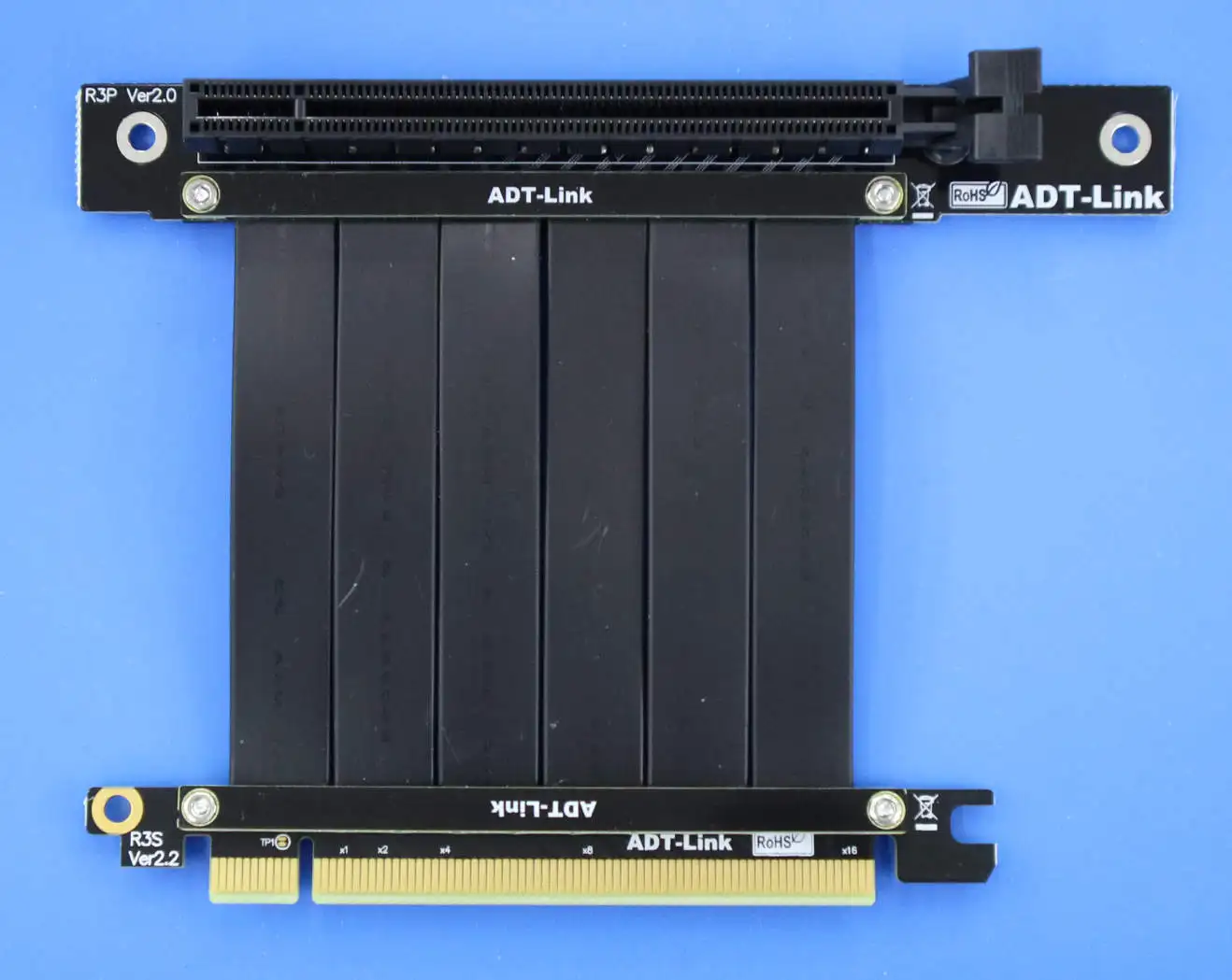 Przedłużacz karty graficznej ADT PCI-E3.0x16 do x16 obsługuje obudowy ATX Wind Chaser MSI Cool Supreme Lianli serii R33