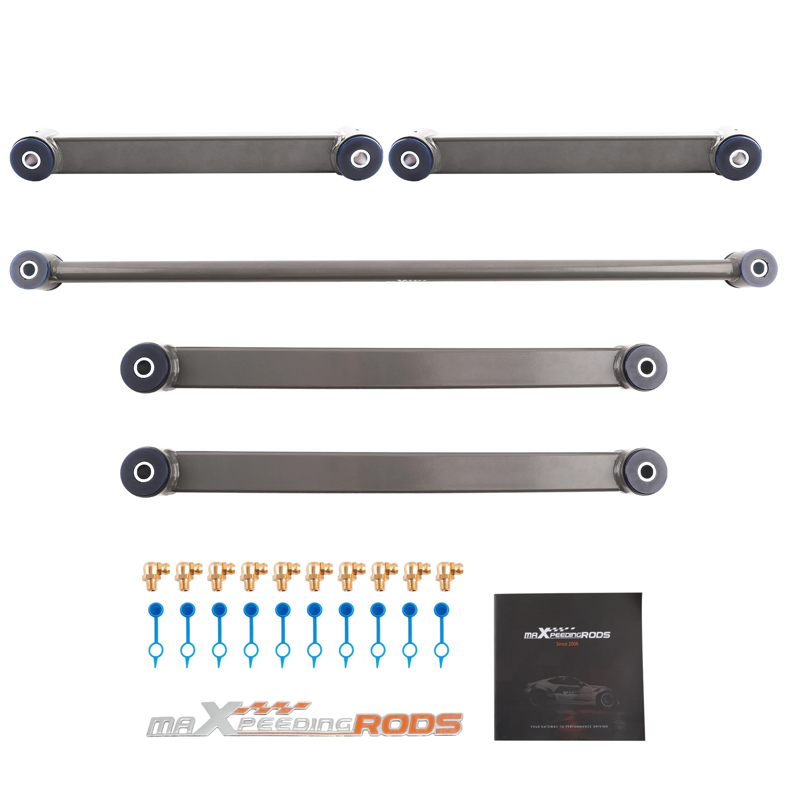 

5pcs Rear Upper & Lower Control Arms + Rear Track Bar For Ram 1500 2013-2022 2023 4877160AF