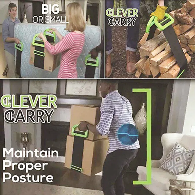 Adjustable Furniture Moving Straps Heavy Duty Lifting Shoulder Belt Labor Saving Moving Handle Strap for Moving Heavy Furniture